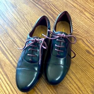 Clarks Burgundy Artisan Oxford Shoes